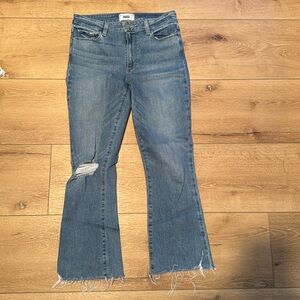 Paige light wash denim jeans size 28